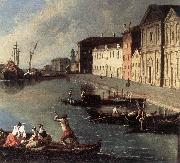 RICHTER, Johan View of the Giudecca Canal (detail) Norge oil painting reproduction